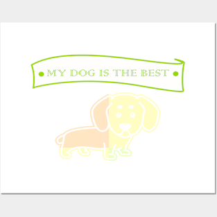 Dog sayings on dog shirt kids gift Posters and Art